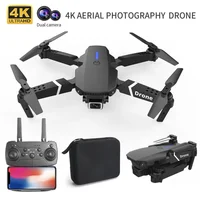 Professional Drone E88 4K Wide-Angle HD 1080P Camera WiFi FPV Height Hold Foldable RC Drone Quadrotor Helicopter Children’s Toys