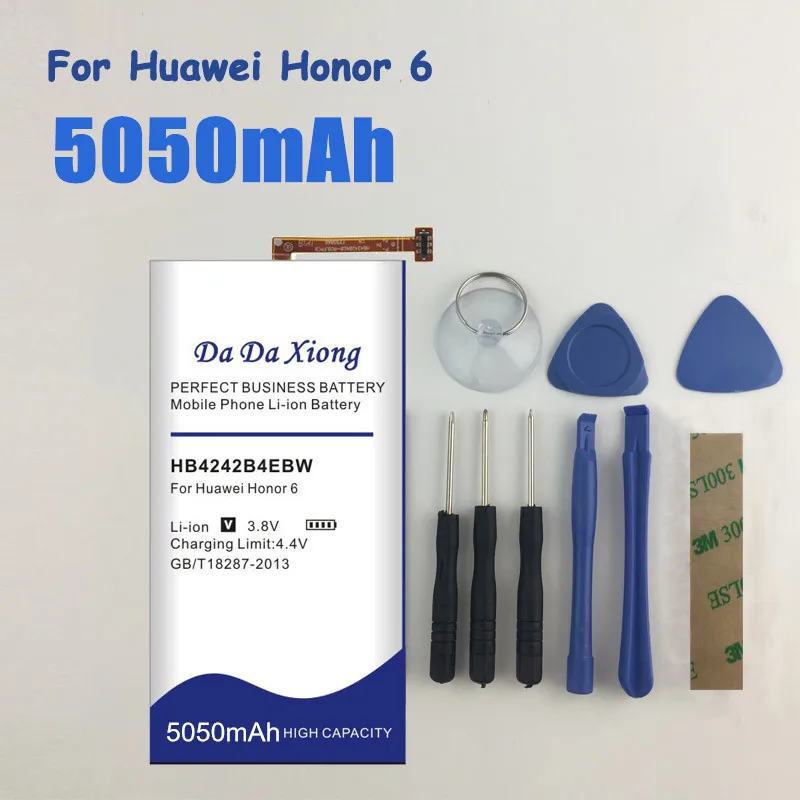 

5050mAh HB4242B4EBW Battery For Huawei Honor 6 H60-L01 H60-L02 H60-L11 H60-L04