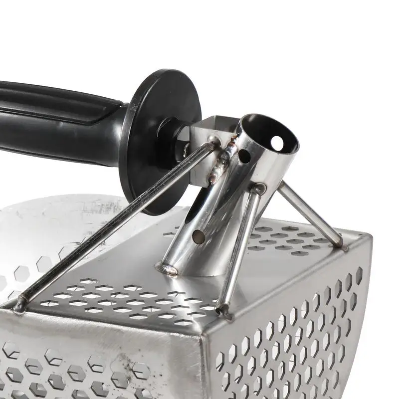 Stainless Steel Beach Sand Scoop Metal Detector Hex Shovel Sanding Sifting Shovel Treasure Detecting Tool Garden Gadgets