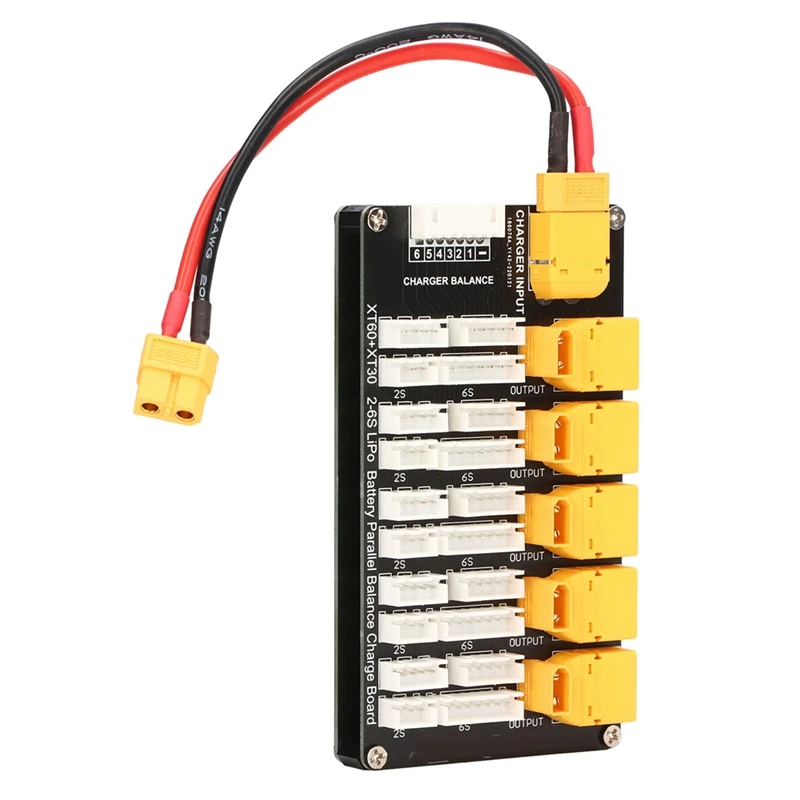 N15R-Lipo Battery Charging Board Parallel XT30 XT60 Plug 2‑6S Lithium Batteries For IMAX B6 Charger Electronic Components