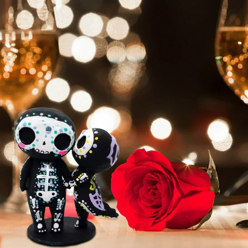 

Modern Vintage human skeleton resin Arts and Crafts Sculpture living room home accessories office room decoration