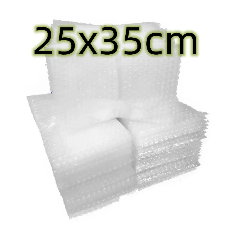 

25x35m 50pcs Big Bubble Mailers Envelope for Packaging White Shipping Packing Bags Clear Shockproof Mailing Wholesale