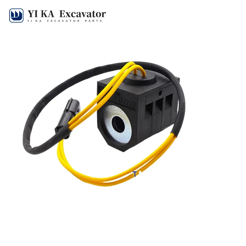 

Excavator accessories For Doosan daewoo dh DH150/220/225/300-5-7-9 Pilot solenoid valve core coil