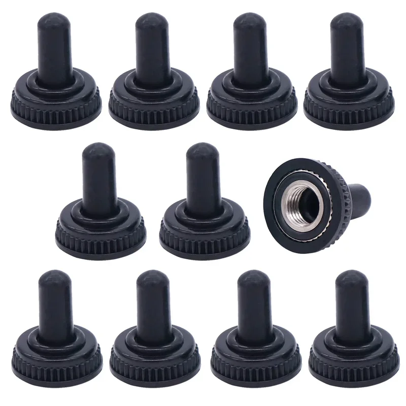 Toggle Switch 10pcs MTS-102 103 MTS-202 203 Toggle Switch 6A 125VAC on on SPDT 6mm Mini Switch DPDT off Waterproof Cap