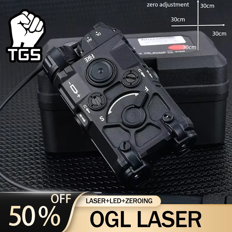 Tactical OGL White LED Flashlight Eotc Airsoft Nylon Indicator Constant on Hunting Flashlight No Laser Fit ar15 20MM Picatinny
