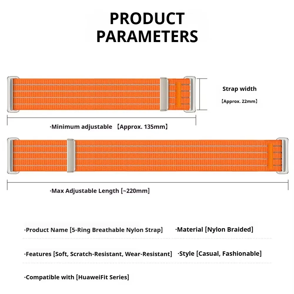 Nylon Loop Strap Sports Band
