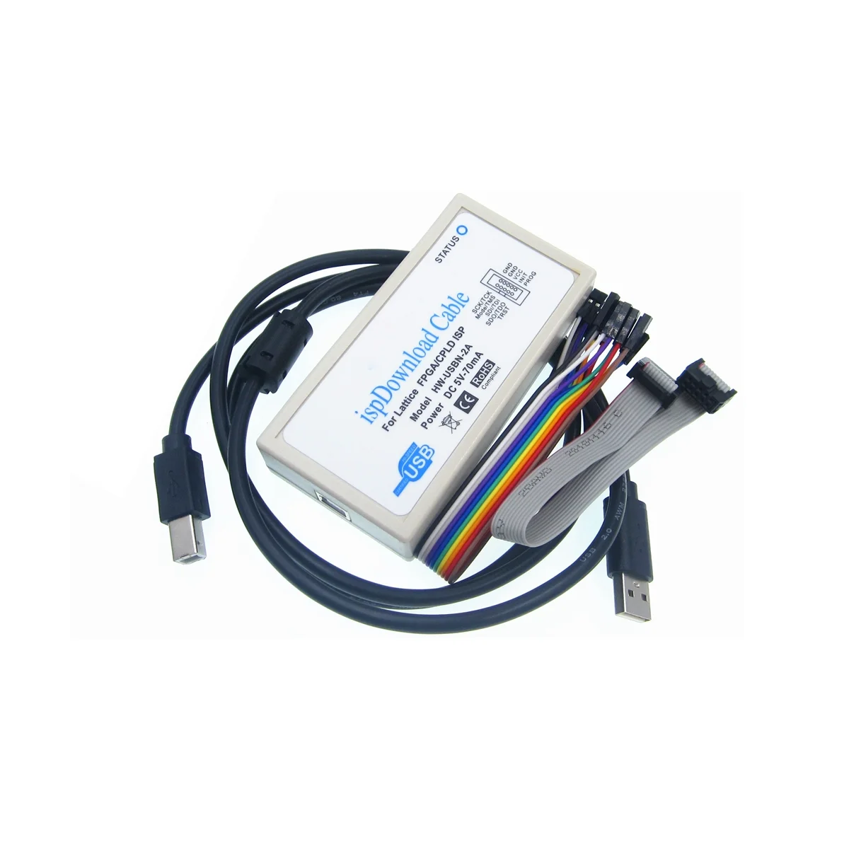 

-USBN-2A is Download Cable USB Jtag ISP FPGA CPLD Programmer for Diamond is Lever Win7 WIN8 WIN8.1