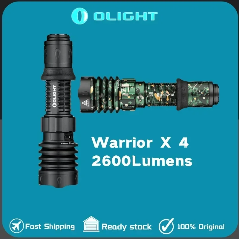 Olight Warrior X 4 2600Lumens USB-C and MCC Rechargeable Tactical