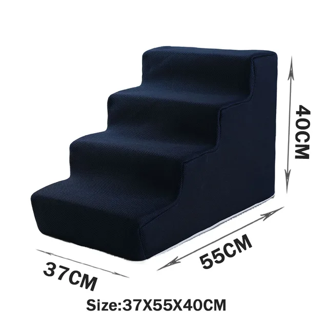 Pet Stairs Toys Cat Dog Ladder 2 3 4 Step Stairs for Dogs Puppy Ramp Detachable Sponge Pet Ladder Accessories 6