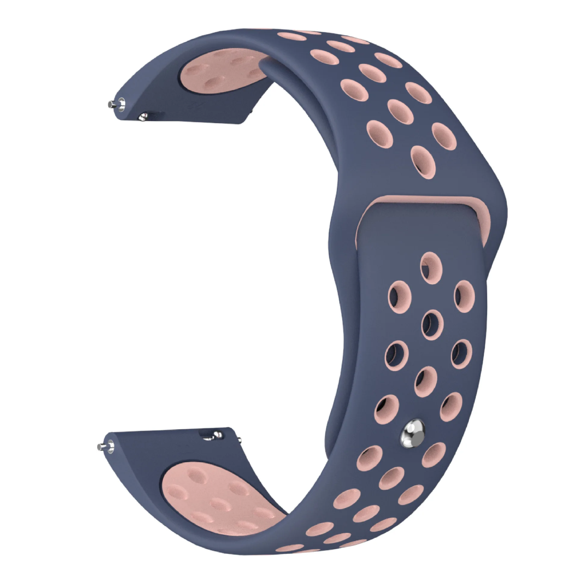 22mm Silicone Strap Band Bracelet for Sports Watches - Universal Wristband Accessories