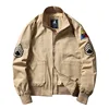 2022 Brad Pitt Fury WW2 Tanker Khaki Spring Military Cotton Bomber Jacket Lightweight Men's Cotton Tanker Jacket 1