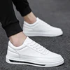 Men Shoes Leather Casual Shoes Classics Slip on for Work Bussiness Office Driving Sneaker Ventilate  Versatile Little White 3