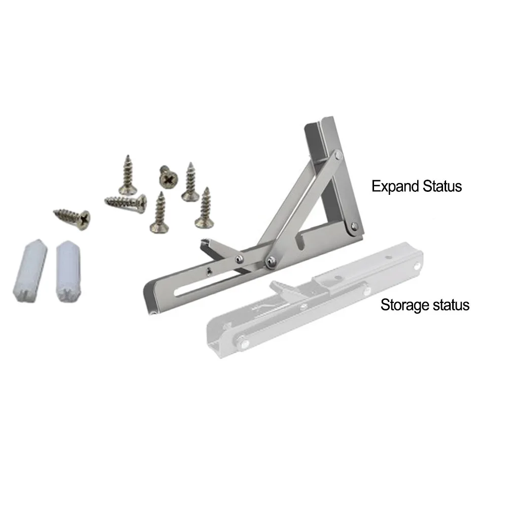 1pc Folding Stand Car Interior Accessories High Quality Internal Accessories Stainless Steel Camper Folding Bracket