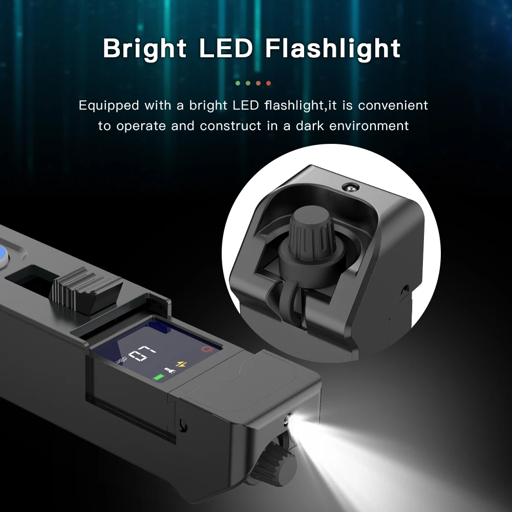 Komshine KFI-35 금속 광학 식별기 800-1700nm, 0.25/0.9/2/3 광섬유 라인에 적합. 내장형 OPM, VFL