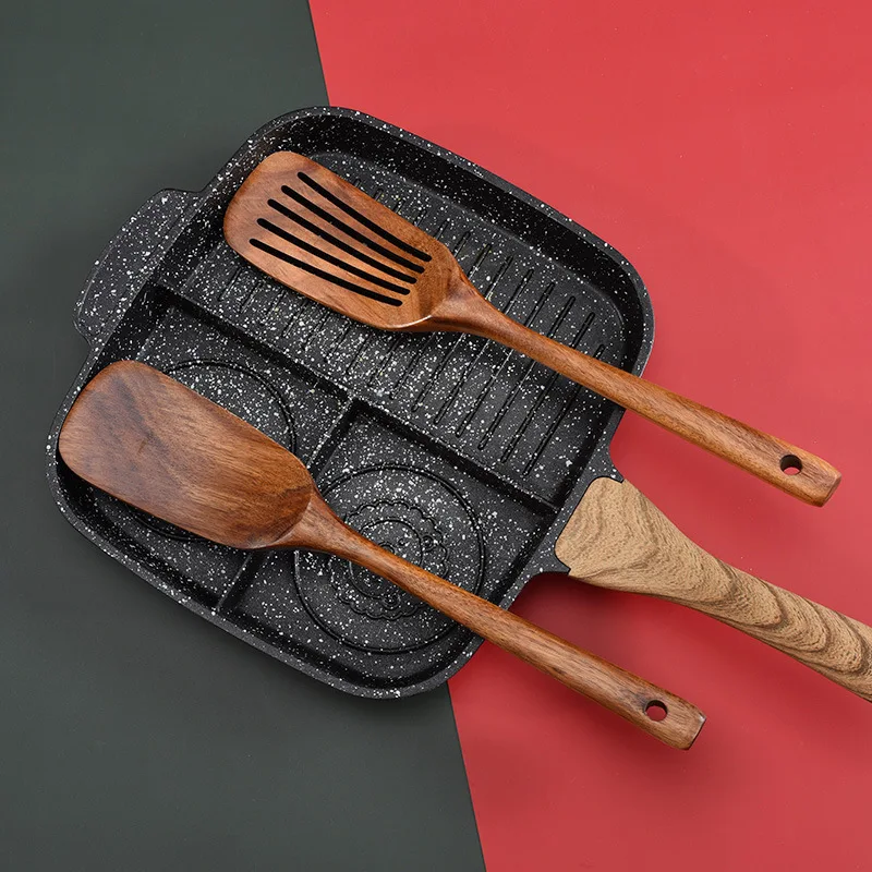 

Korean-style Wooden Spatula Household Wood Non-Stick Pan Spatula Wooden Shovel Kitchen Cooking Utensil