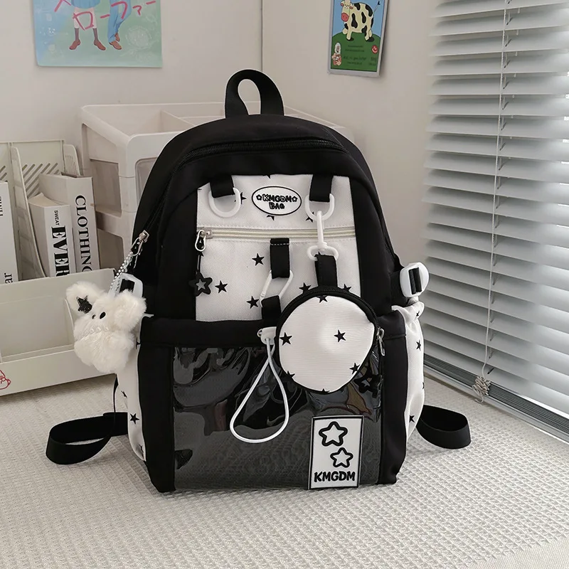 Zaini Carini e Belli per Ragazze Coreane, Borse Ulzzang Ita con Cartoni Animati alla Moda, Zaini Casual da Donna Stile Harajuku
