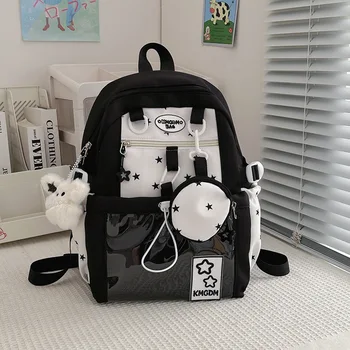 Zaini Carini e Belli per Ragazze Coreane, Borse Ulzzang Ita con Cartoni Animati alla Moda, Zaini Casual da Donna Stile Harajuku