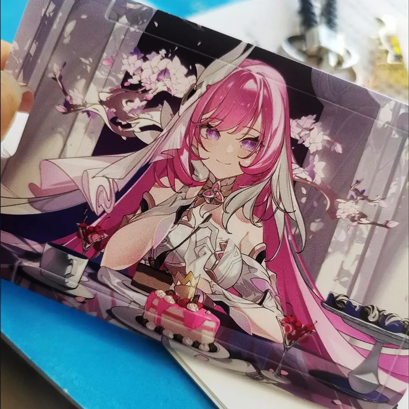 Honkai Impact 3 Elysia Student Card Cover Set Girl Bus Card Access
