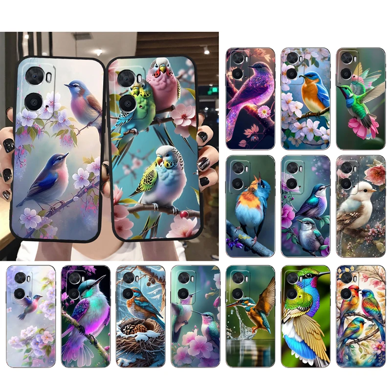 

Cute Bird Phone Case For OPPO Realme 10 Pro Plus GT 2 Pro X2 Pro XT C25S 8 7 6 Pro 6i GT Master C3 C21 C21Y X3 SuperZoom