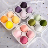 4pcs/set Makeup Sponge Blender Beauty Egg Cosmetic Puff Foundation Sponges Powder Puffs Women Make Up Accessories 1
