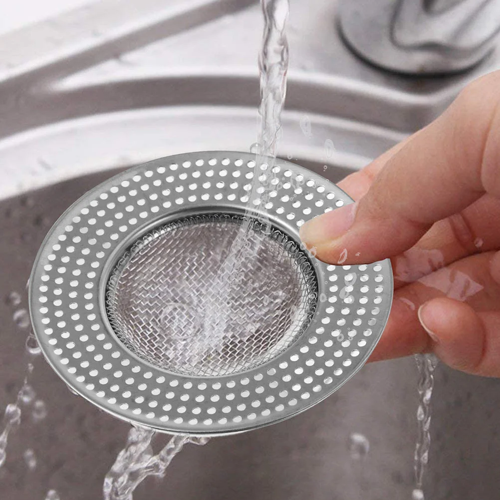 

2 Pcs Drain Hair Catcher Protector Stainless Shower Drain Hair Stopper Strainer
