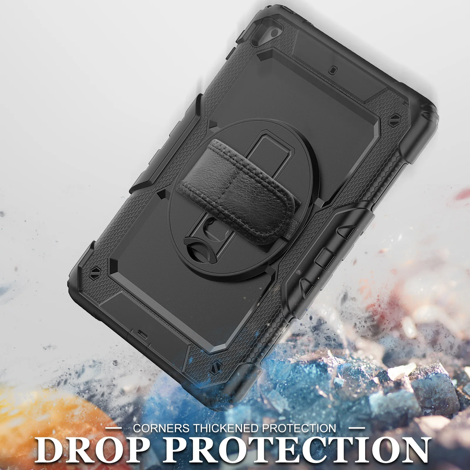 Kickstand Shockproof Case para Ipad Lápis Titular Capa Pet Screen Protector Alça de Ombro 10.2 7th 8th 9th2023 2023 2023 - Imagem 6