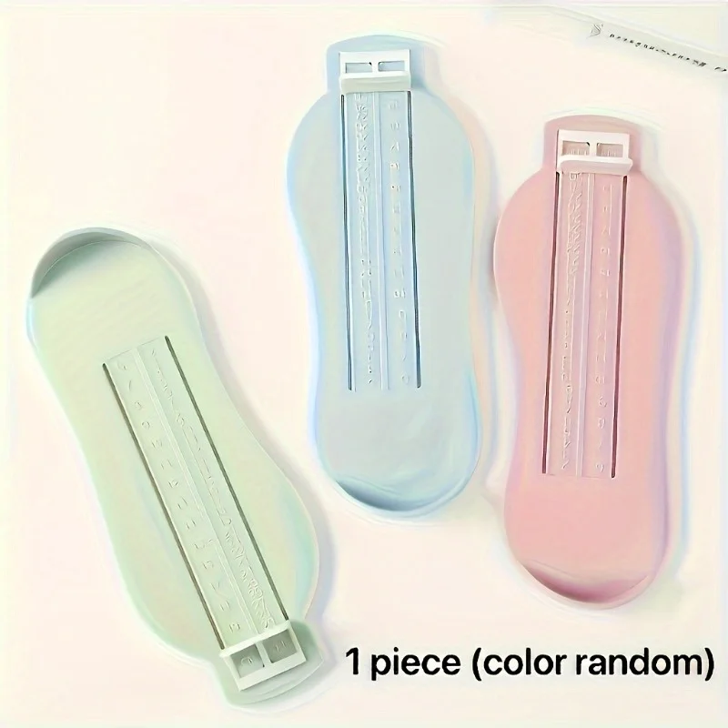 Durable Plastic Foot Measuring Ruler with Dual-Scale (Centimeters & Inches) - Ergonomic Design for Shoes, Boots