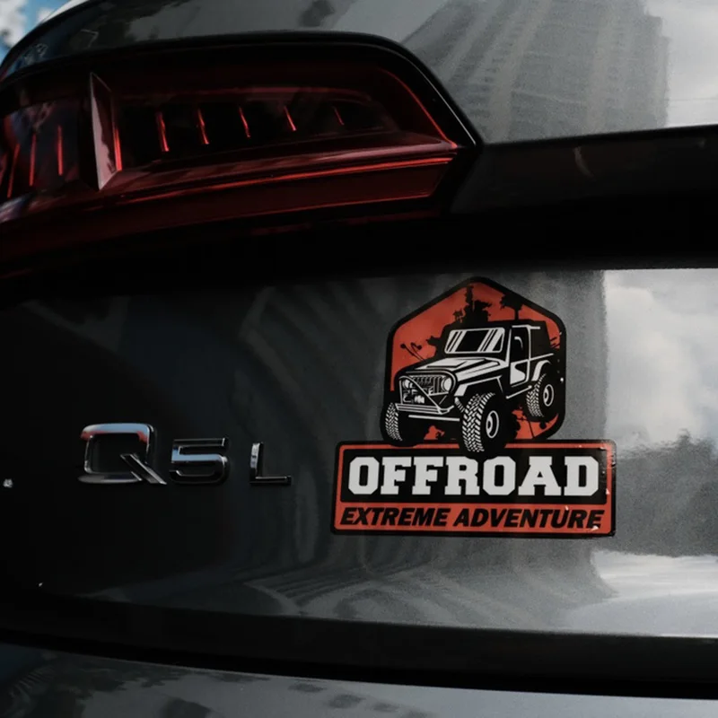 Car Sticker Decals Parts Sunscreen Waterproof PVC Cover Scratches Graphic Vinyl Stickers 4X4 Exterior for Jeep Off Road