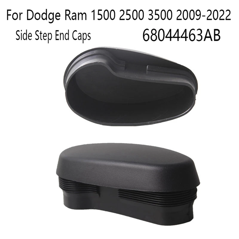 4 Pezzi Nerf Bar Caps 68044463Ab Per Dodge Ram 1500 2500 3500 2009-2022 Side Step End Caps Part