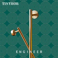 มือจับแบบแท่งยาว ทำจากทองเหลืองขัดเงาแบบนอร์ดิก สีทอง สำหรับลิ้นชัก ตู้ครัว และเฟอร์นิเจอร์ 3