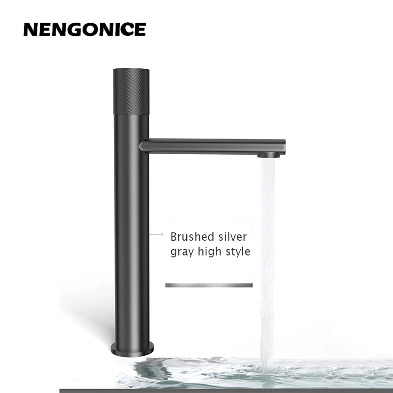Bathroom Basin Faucet Mixer Washbasin Shower Room Counter Basin Ceramic Toiletries Smart Bath wc Tapple Hot & Cold Matt Black bathroom basin faucet