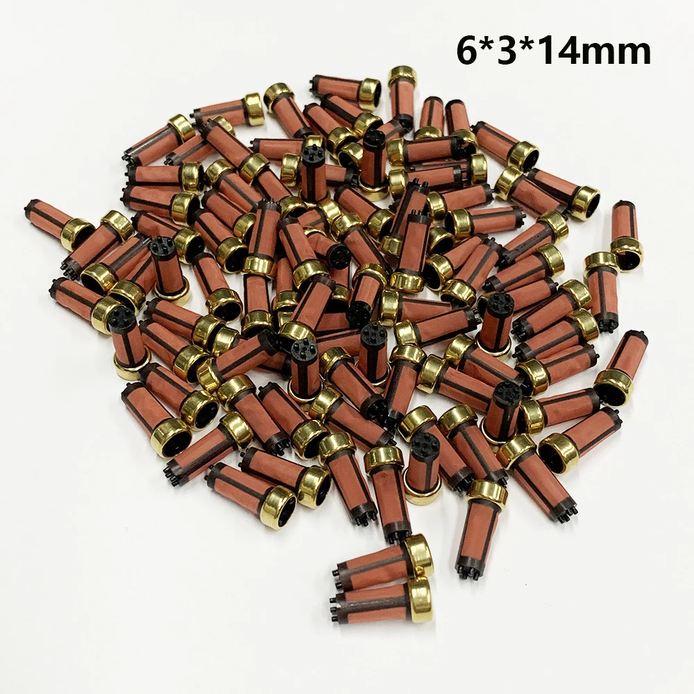 

OEM MD619962 Wholesale 100pcs fuel injector micro filter for Nissan Pathfinder 3.5L repair kit 6*3*14mm VD-FL-11003-2