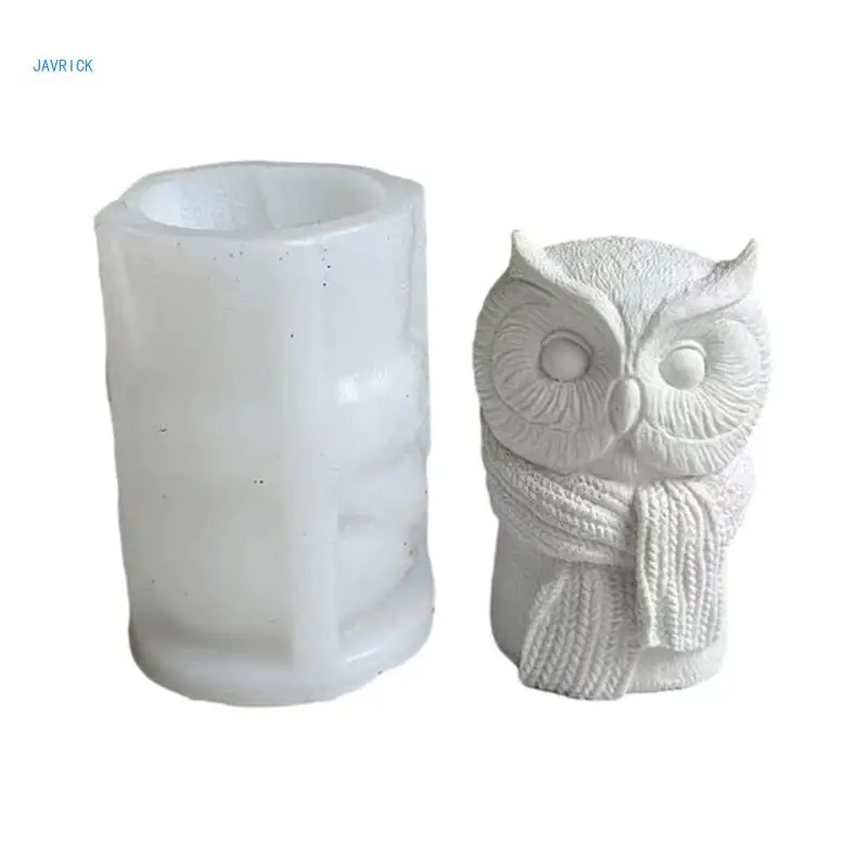 Silicone DIY Crafts Moulds Silicone Soap Molds Owl Shaped Candle Moulds Soap Making Molds DIY Hand-Making Supplies silicone crafts moulds raindrop shaped pen holders molds candle holders mould