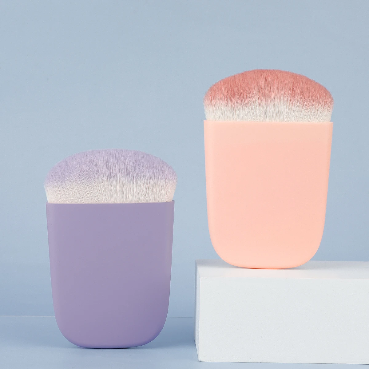 1pcs 블러쉬 브러쉬 렌즈콩 베이스 브러쉬(카톤 메이크업 브러쉬 포함) 귀여운..