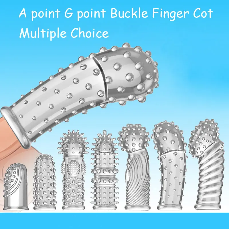 Female Masturbator Double Finger Sleeve Adult Sex Toys for Women G-spot Clitoris Stimulator Vaginal Massager Couples 18+