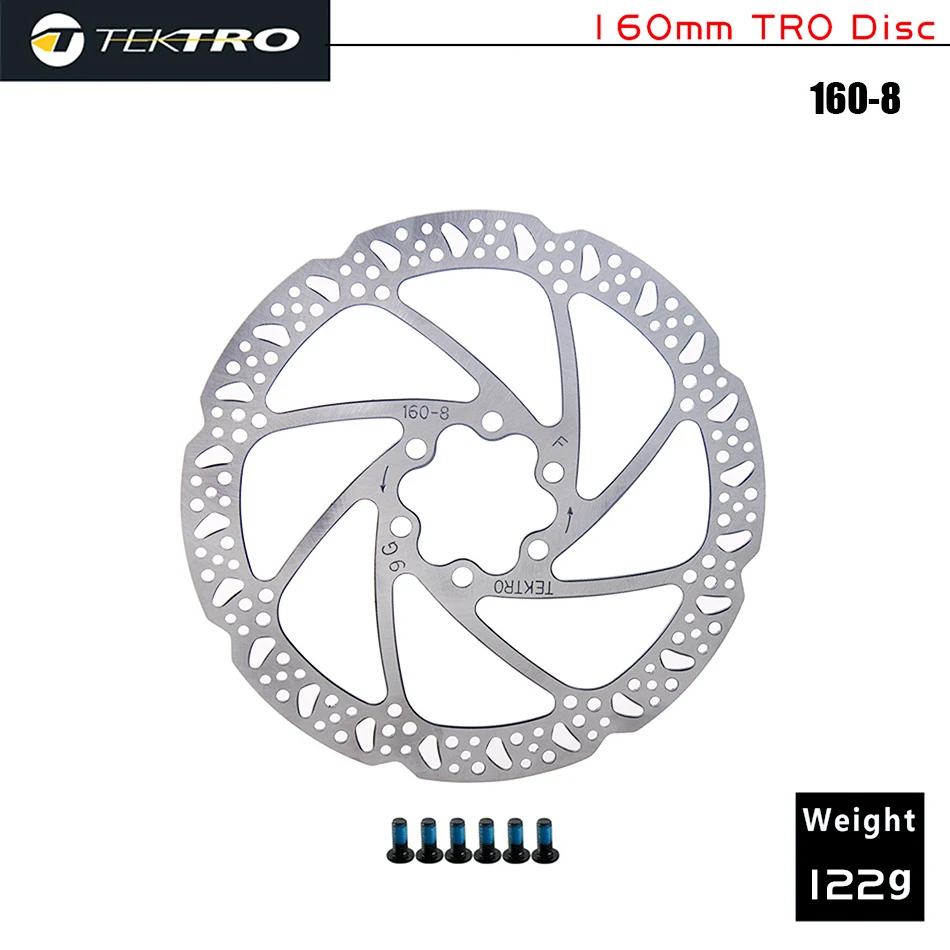 Bicycle disc brake Bike brake rotor TEKTRO Bicycle Rotor 160/180/203mm Mountain Bike Parts Hydraulic Disc Brake Disc for MTB Road Foldable Brake Pads