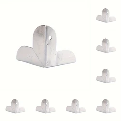 White Finish Corner Protector - Durable Edge Guard & Decorative Safety Covers for Furniture, Cabinets, and Boxes (8pcs)