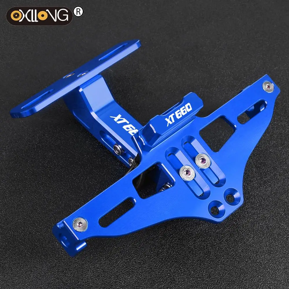 

For YAMAHA XT 660 XT660 1984 1985 1986-2023 Motorcycle Rear License Plate Mount Holder and Turn Signal Lights LED License Frame