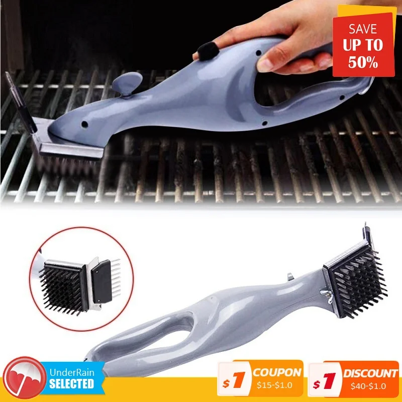 

Barbecue Grill Steam Cleaning Barbeque Grill Brush For Charcoal Cleaner With Steam Or Gas Accessories Cooking Tool Portable
