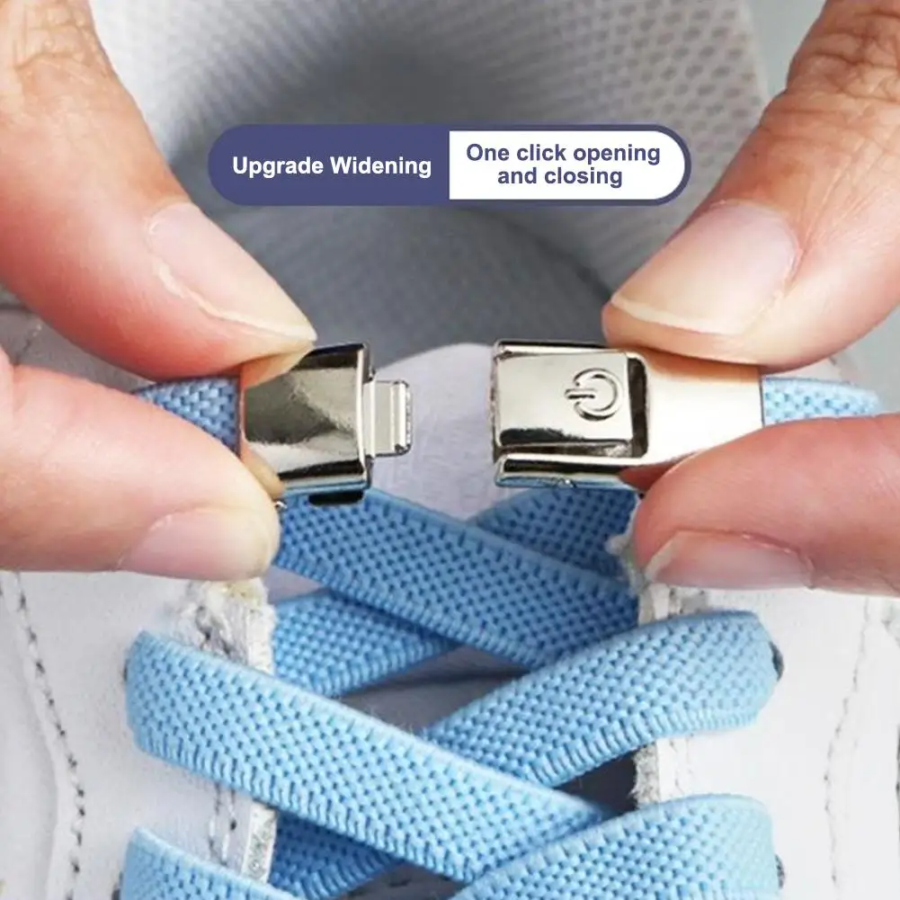 Shoelace buckles Shoelace aglets Shoe decorations Garden shoe accessories 2pce Metal shoelace clip Press buckle Shoelaces press lock Shoes accessories Sneakers kits Metal laces tip