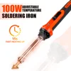 100W+50W Soldering Iron,110V/220V Car Bumper Repair Soldering Iron, Home Welding Tools,Leather Ironing Tool,Contains Welding Rod 3
