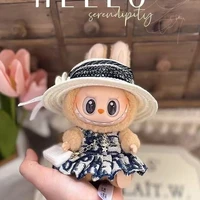 Labubu clothes, sitting party clothes, first and second generation children's clothes, Labubu accessories, fashionable D home 1