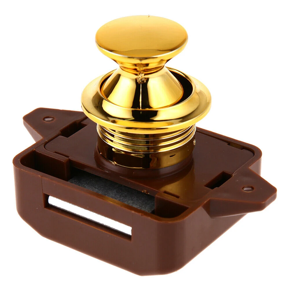 

High Quality Button Catch Lock Lock Push 15mm-18mm 26mm Button Catch Lock Cabinet Camper Caravan Cupboard Door