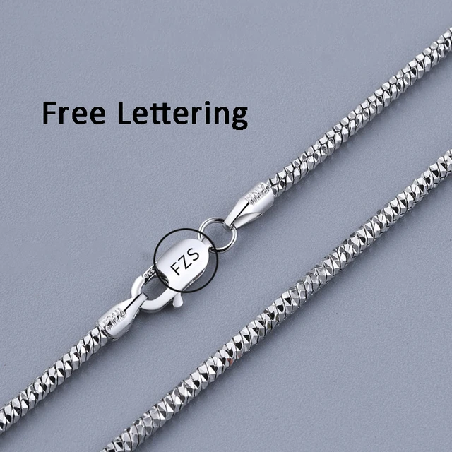 925 Sterling Silver Hollow Round Snake Chain Women Men Long Necklace 40 45  50 55 60 65 70 80 CM Width 1.2 1.6 2 MM - AliExpress