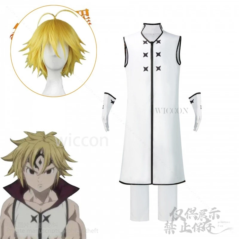 七つの大罪 The Seven Deadly Sins Meliodas Dragon's Sin of Wrath 全セット パーティー コスプレ衣装 新品 Cosplay Anime Seven Deadly Sins Meliodas Cosplay Costume Dragon'S Of Wrath