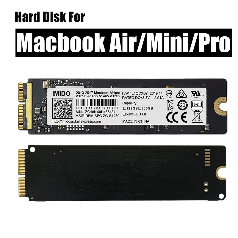 Mac Book Air A1466 SSD 2017 256gb 128gb 1t Also For A1466/Pro