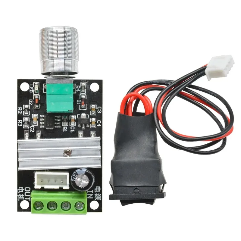 PWM Motor Speed Controller DC Motor Forward Reverse Regulator Adjuatable Governor Switch 6V 12V 24V 28V DC 3A