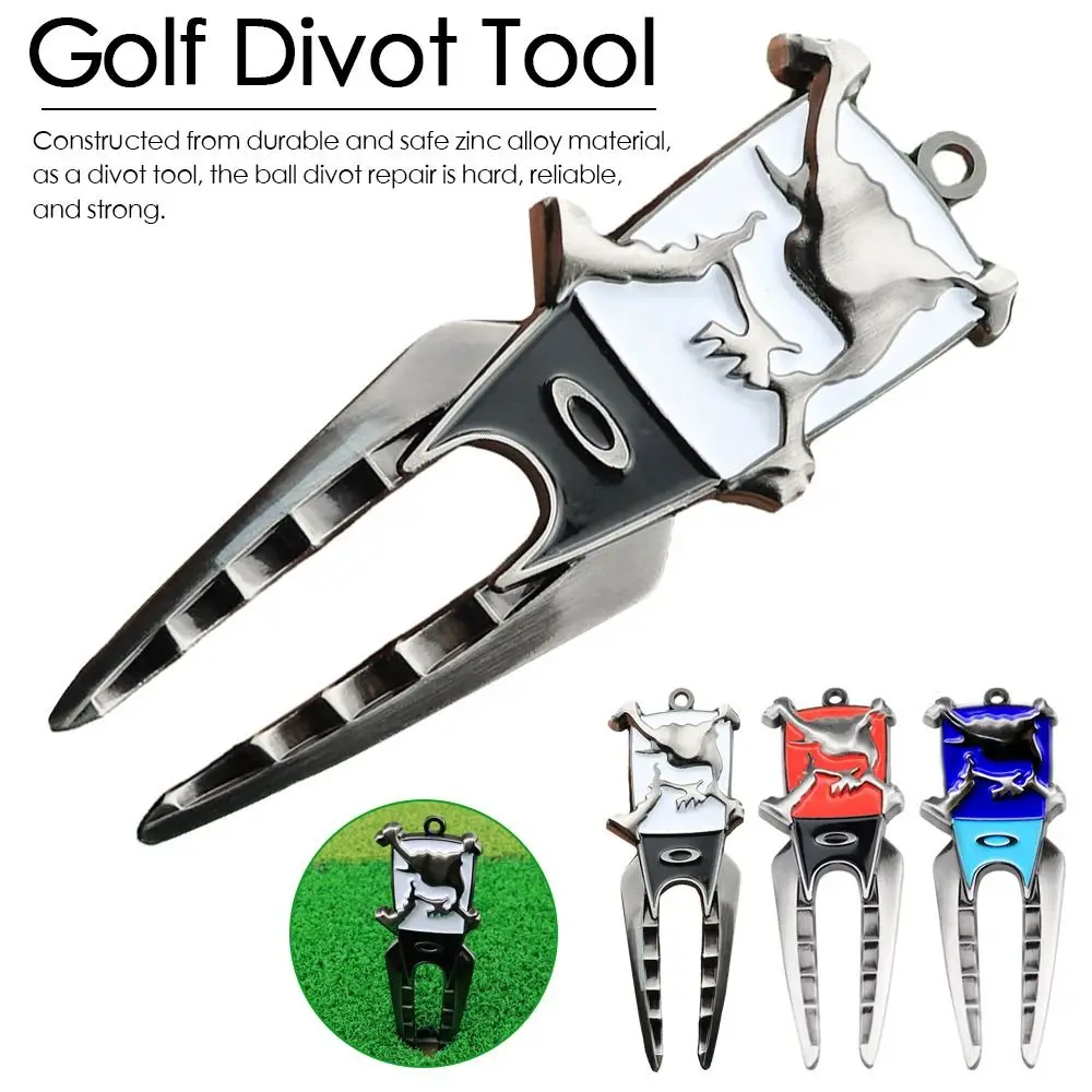 Golf Divot Pitch Repairer Tool Golf Fork Prongs For Putting Green Pitch Lawn Maintenance/Groove Clean Training Aids
