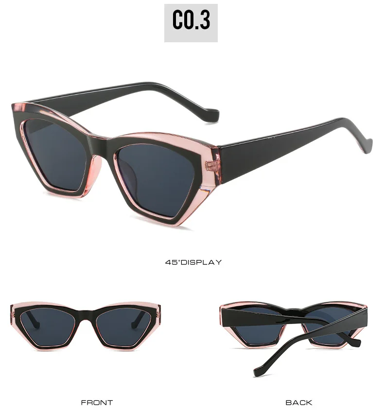 OEC CPO Vintage Cat-Eye-Sonnenbrille für Damen 2026 Neue Mode Quadratische Sonnenbrille Damen Markendesigner Retro-Brillen UV400 – Detail 8