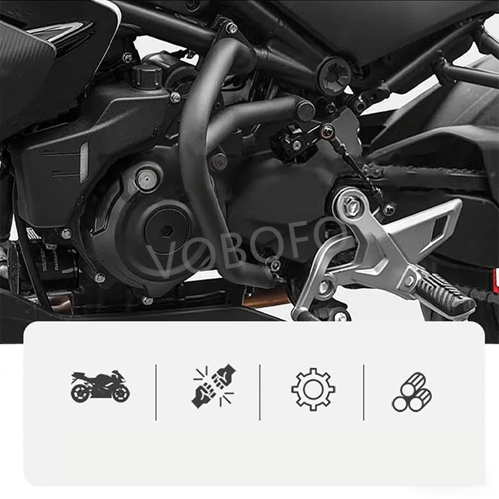 CFMOTO 450SR 450 SR 2022 2023 CF450SR 오토바이 개조 엔진 범퍼 바디 보호 바 낙하 방지 충돌 방지 바에 적합
